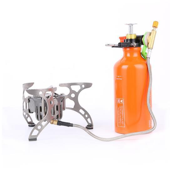 Outdoor Backpacking Furnace Oil Gas Portable Fuel MultiUse Camping Picnic Gas Cooking Stove