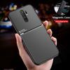 Luxury Leather Armor Case For Xiaomi Redmi Note 8 Pro Matte Magnetic Holder Soft Cover For Redmi 7 7A 8A K20 Note 8T 9 9S Coque