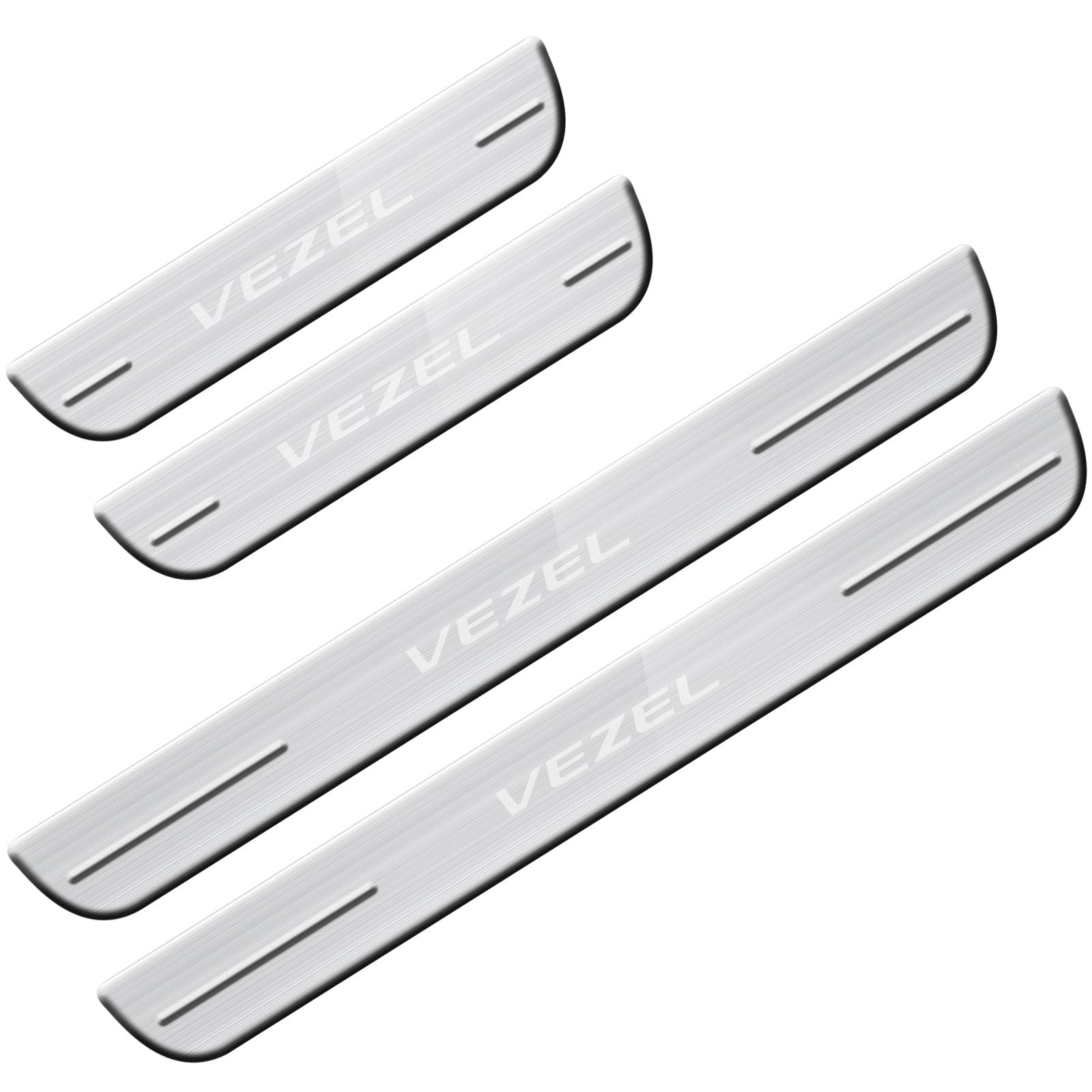 

HUDIY Пороги из нержавеющей стали для нового Vezel 2021, накладки на пороги дверей для защиты от царапин, подножки для багажа, с комплектом японской инструкции