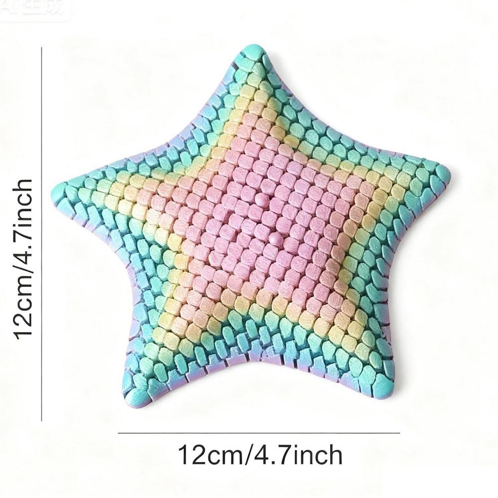 

3D Printed Fidget Starfish Toy Flexible Stress Relief Sensory Play Fun Desk Toy for Kids Adults School Office Birthday Party