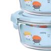 ZIPOYA Round Glass Food Container Set
