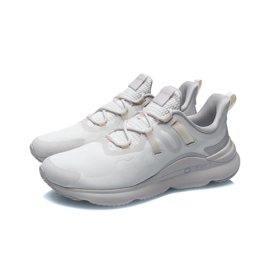 Li-Ning Soft Plus Cushioning Non-Slip Durable Low-Top Sports Casual Shoes Unisex Sneakers Gray ARHR011-1