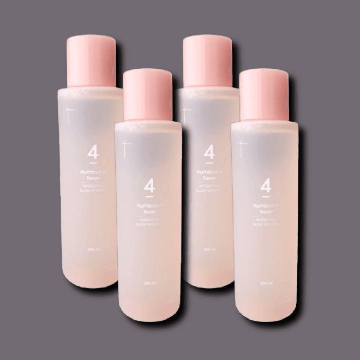 NUMBUZIN No. 4 Makeup Perfect Mineral Toner 200ml x 4 (34443130) 4 x 200ml color