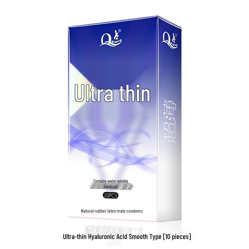 Q Point Thorn Set: Erotic Couples' Condoms with Large Particles, 2pcs/pack