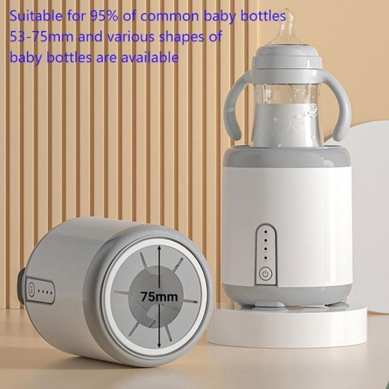 Electric Baby Formula Mixer Pitcher Auto Mixing Travel Friendly Hands Frees Infant Bottle Shaker for Breastmilk & Powder