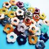 High Gloss Two-Color Acrylic Cloud Flower Beads for DIY Jewelry