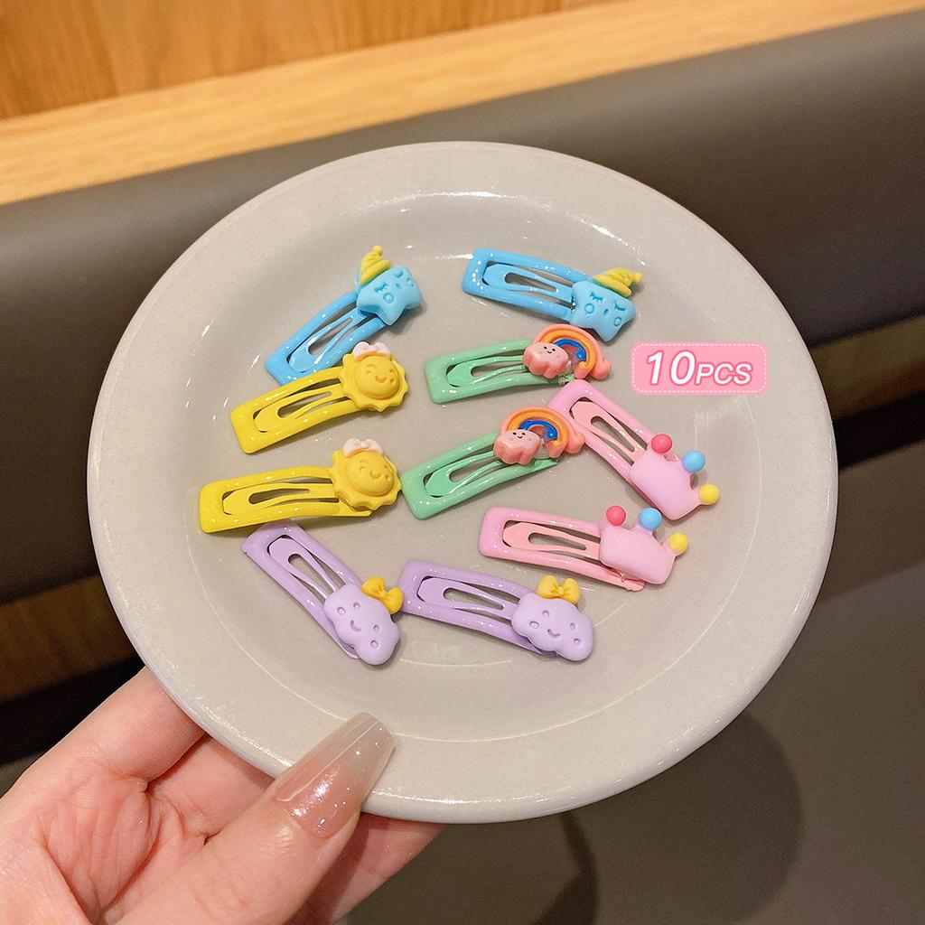 10 Children's Small Size BB Clip Hair Clips Suitable for Daily Use As Hair Accessories for Little Girls