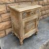 Wooden HandPainted Cabinet Drawer With Shelf, Wooden Bedside Drawer Desk,Indian Painted Nightstand Furniture Decor, Rajasthani Art Deco