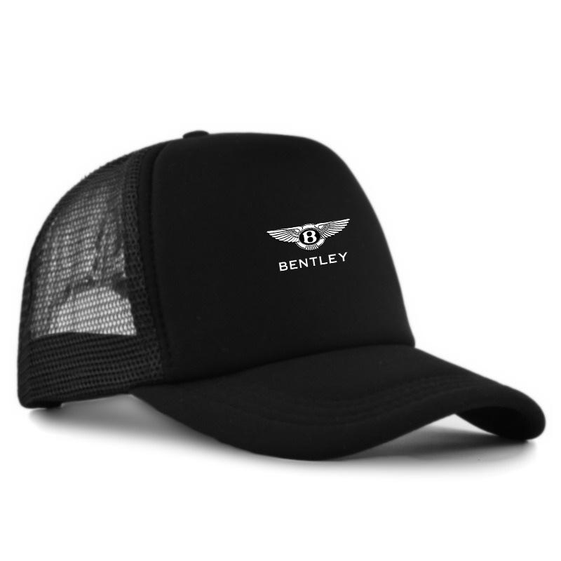 

Car Logo Baseball Hat Men Women Hip Hop Duckt Cap Breathable Mesh Hats For Bentley Flying Spur Continental GT Bentayga Mulsanne чёрный