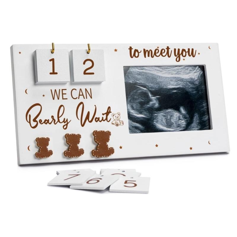 

Birth Milestones Photo Commemorative Wooden Frame Bedroom Ornament Picture Frame Baby Growth Commemorative Photo 1