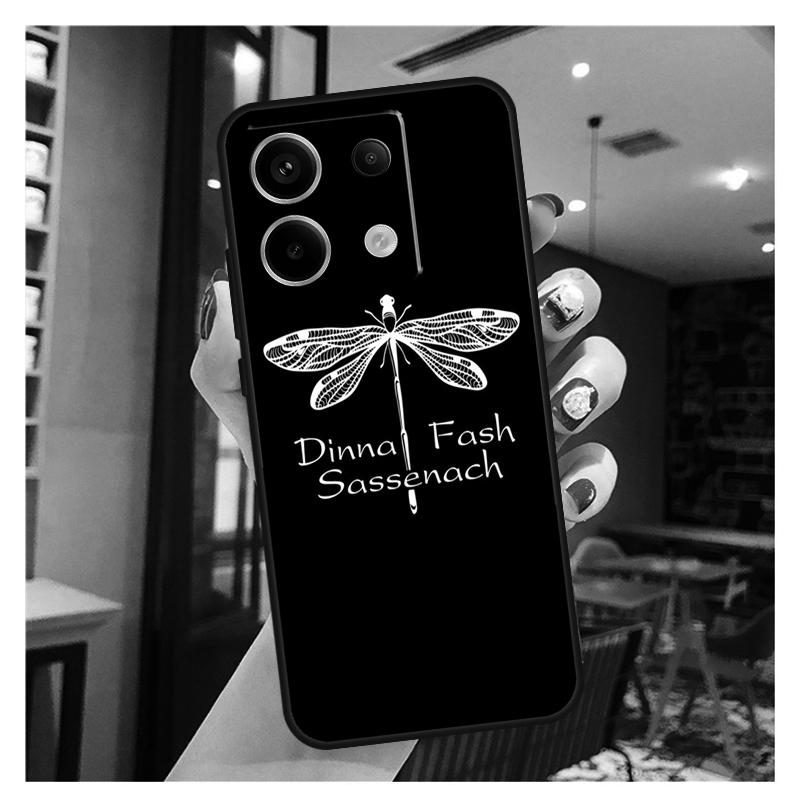 Outlander Sassenach Dragonfly Case For Xiaomi Redmi Note 13 12 11 9 10 Pro 9S 10S 11S 12S Redmi 13 12 10C 12C 13C Coque