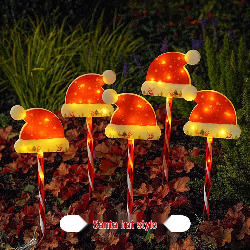 Solar-Powered Outdoor Christmas Snowman String Lights - Waterproof Festive Patio Decor