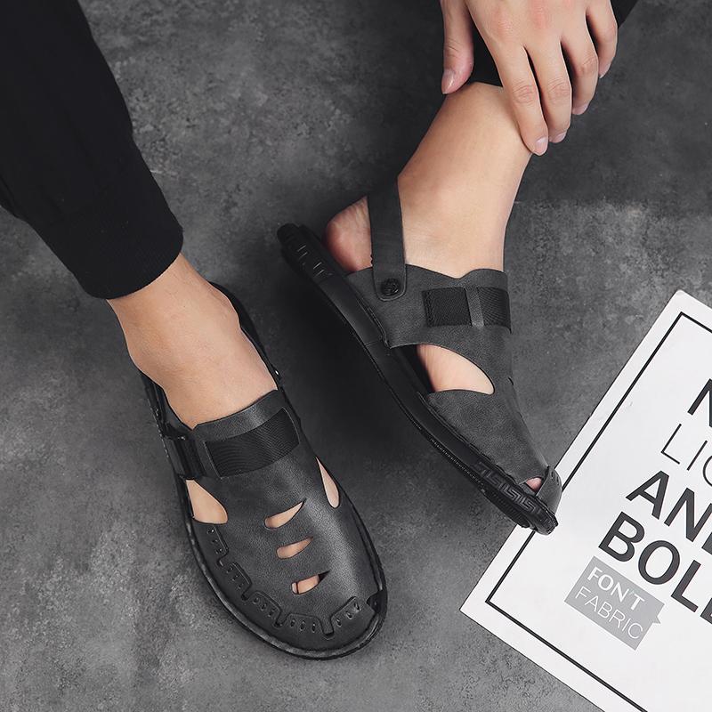 Fashion Casual beach trendy men's shoes Comfortable and breathable designer style Fashion street walking Lightweight daily sandal