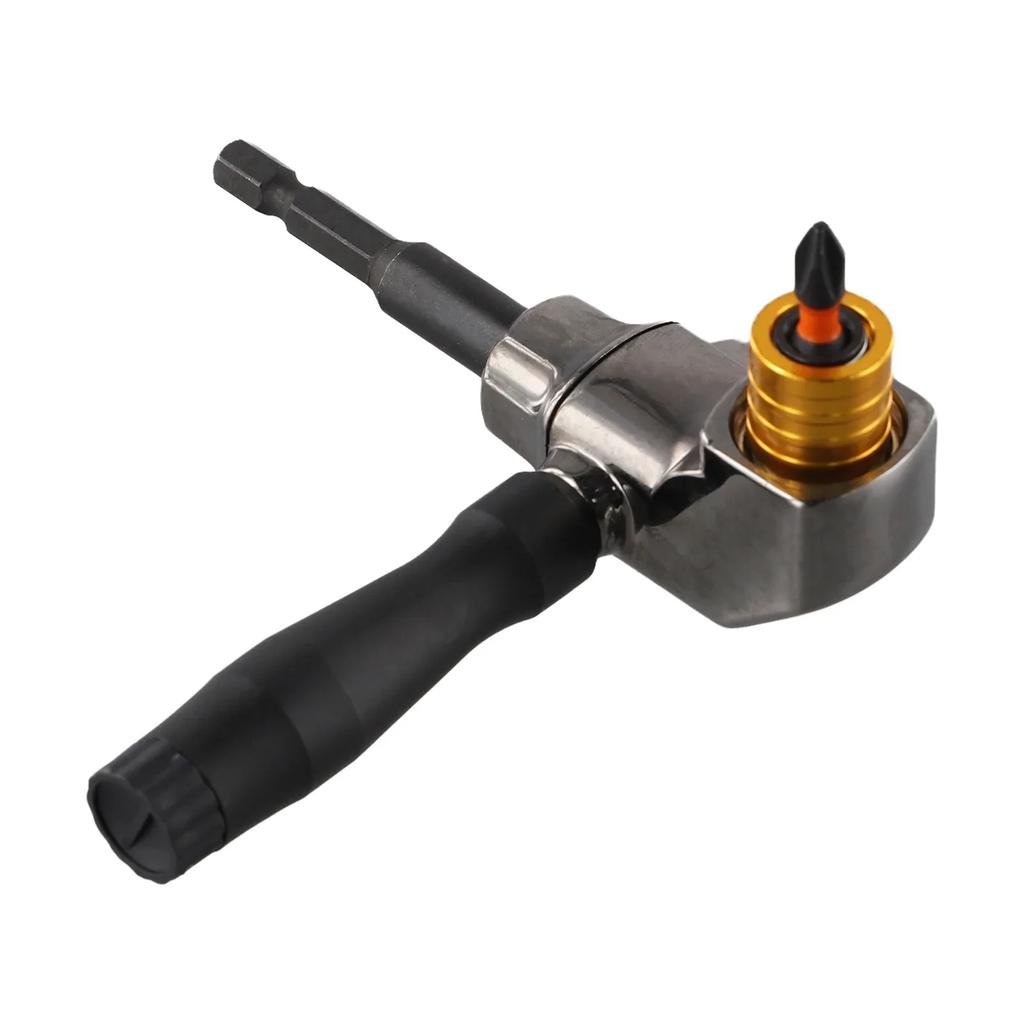 For Home Improvement 90 Degree Extension Driver Angle Extension Tool Manual Or Electric Use Standard Hex Shank