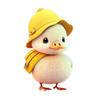 Cartoon Gelbe Ente Mit Hut Autoanhänger Mit Acryl Flache Oberfläche Design Für Auto Innenraum Dekoration