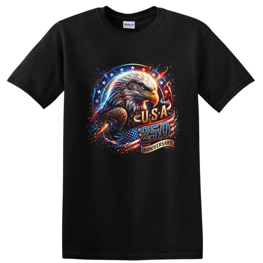 USA 250 Anniversary Eagle Graphic T Shirt Red White Blue Patriotic Tee L