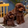 Plush Toy Poodle Dog Stuffed Animal Doll For Children Bedroom Decoration Gift