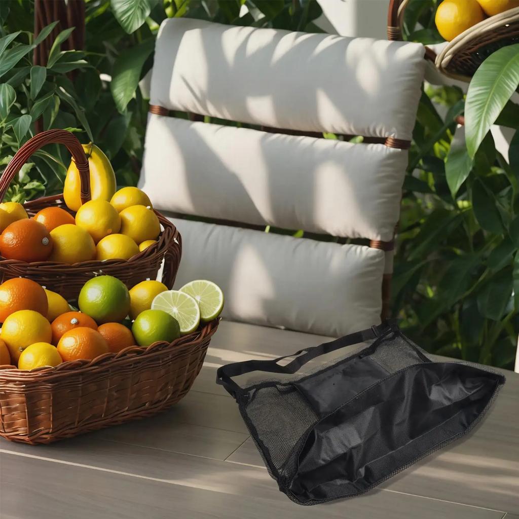 Adjustable Strap Picking Bag Outdoor Foraging Bag Foldable Mesh Bag Mushroom Picking Bag Easy Organization Lightweight Design