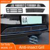 Front Grill Guard Grille Inserts Mesh for Tesla Model Y 3 Highland 2024-2021 Air Inlet Vent Cover Bumper Grid Filter Accessories