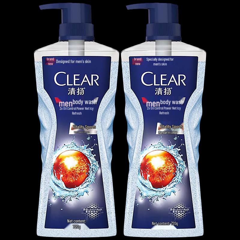 CLEAR Men s Sports Shower Gel