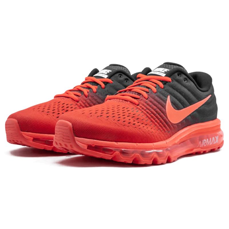 Nike Air Max 2017 Bright Crimson Black Fade Sneaker Freizeitschuhe 849559-600