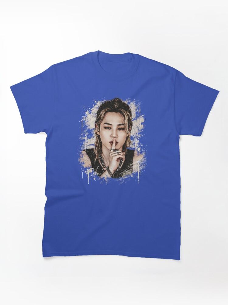 South Park BTS Jimin Ticho Vintage Grunge Grafické Klasické Unisex Tričko