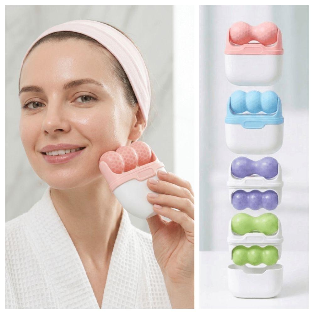 Reusable Ice Roller for Face Double Head Facial Massager Beauty Skin Lifting Tool Eye Relieve