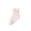 New Antibacterial Baby Socks: Spring/Summer Mesh, Antimicrobial, Seamless Cotton with Lace Design
