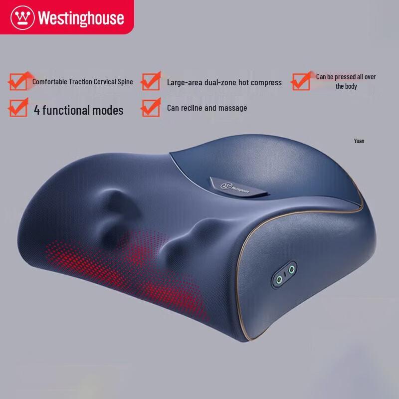 Массажер для шеи и плеч Westinghouse WCM-BX2 с подогревом и красным светом, штекер CN (адаптер в комплекте)