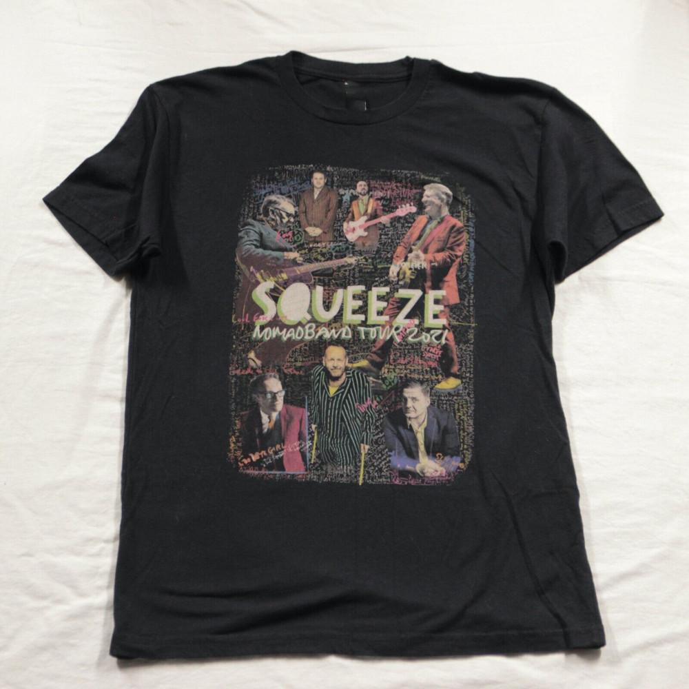 

Squeeze Band NomadBand Tour Concert Rock Unisex Tee Shirt Cotton NE090 Unisex T-Shirt L