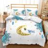 Luxury Duvet Cover and Pillowcase Digital Printing Star/moon/meteor Double Winter Quilt Cover Set Lantern Duvet Cover 1 Person