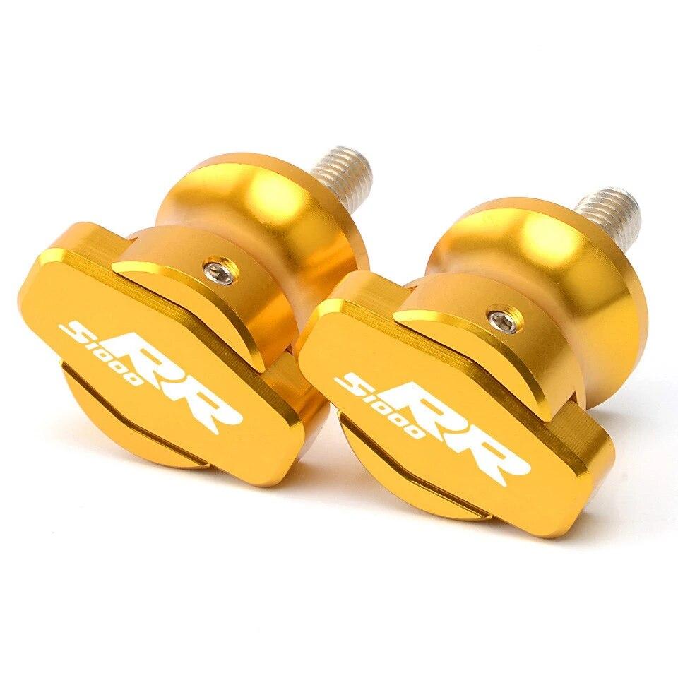 Motorcycle Sliders Spools CNC Swing Arm Stand Screw For BMW S1000R S1000RR HP4 2014 2015 2016 2017 2018   8MM
