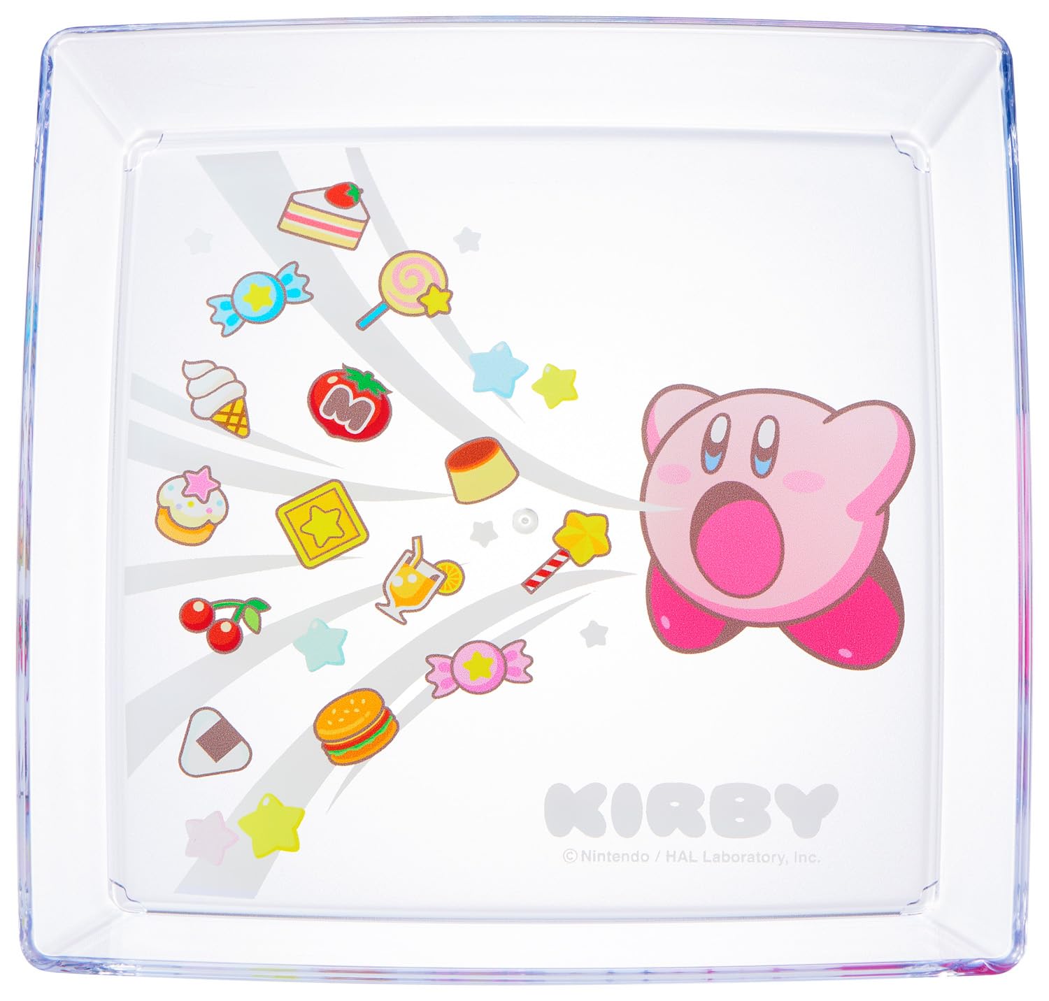 

OSK Kirby Clear Dishwasher and Dryer Safe PTC-120S Plate, Square, Plastic,