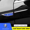 2Pcs Metal Emblem Stickers Car Body Decals Accessories For Peugeot 208 308 c 206 307 207 3008 407 508 2008 5008 301 406 RCZ Rifter