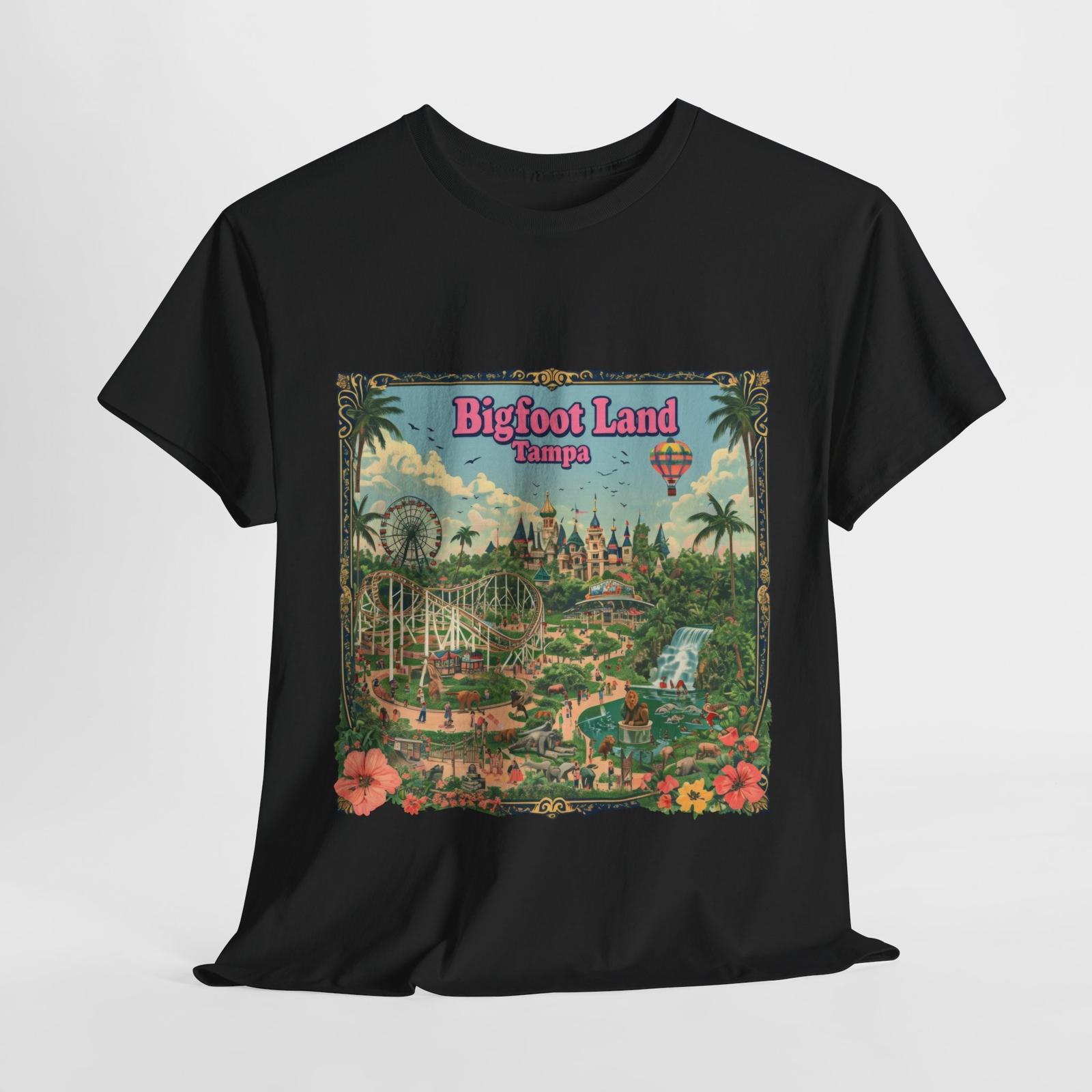 Bigfoot Land Theme Park Tampa Florida Vintage Unisex Cotton Tee Souvenir Shirt S