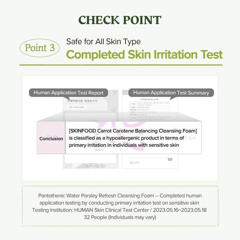 SKINFOOD - Pantothenic Water Parsley Refresh Cleansing Foam