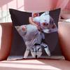 Singer R-Rosalia Cushion Cover Breathable Linen Pillowcase Summer Odorless Eco-Friendly Invisible Zipper Washable