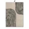 Modern Minimalism Wall Art Nordic Canvas Painting Black Gray Abstract Flower Leaves Girl Face Posters And Prints Wall Pictures