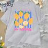 Lemon Tshirt Italian Summer Fruit T Shirt  Short Sleve Loose Tshirt Women Ladies Vintage Graphic Tees Aesthetic Clothes