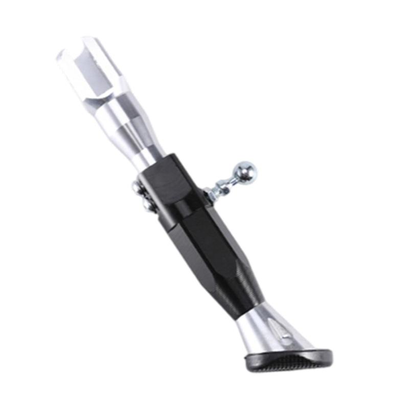 Customizable Length Adjustable Side Stand Foot Bracket for Motorcycles and Electric Bikes with Secure Connection Points