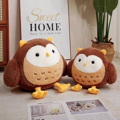 Plush Owl Toy Birds Stuffed Animal Doll Bedroom Decoration Cartoon Kids Gift