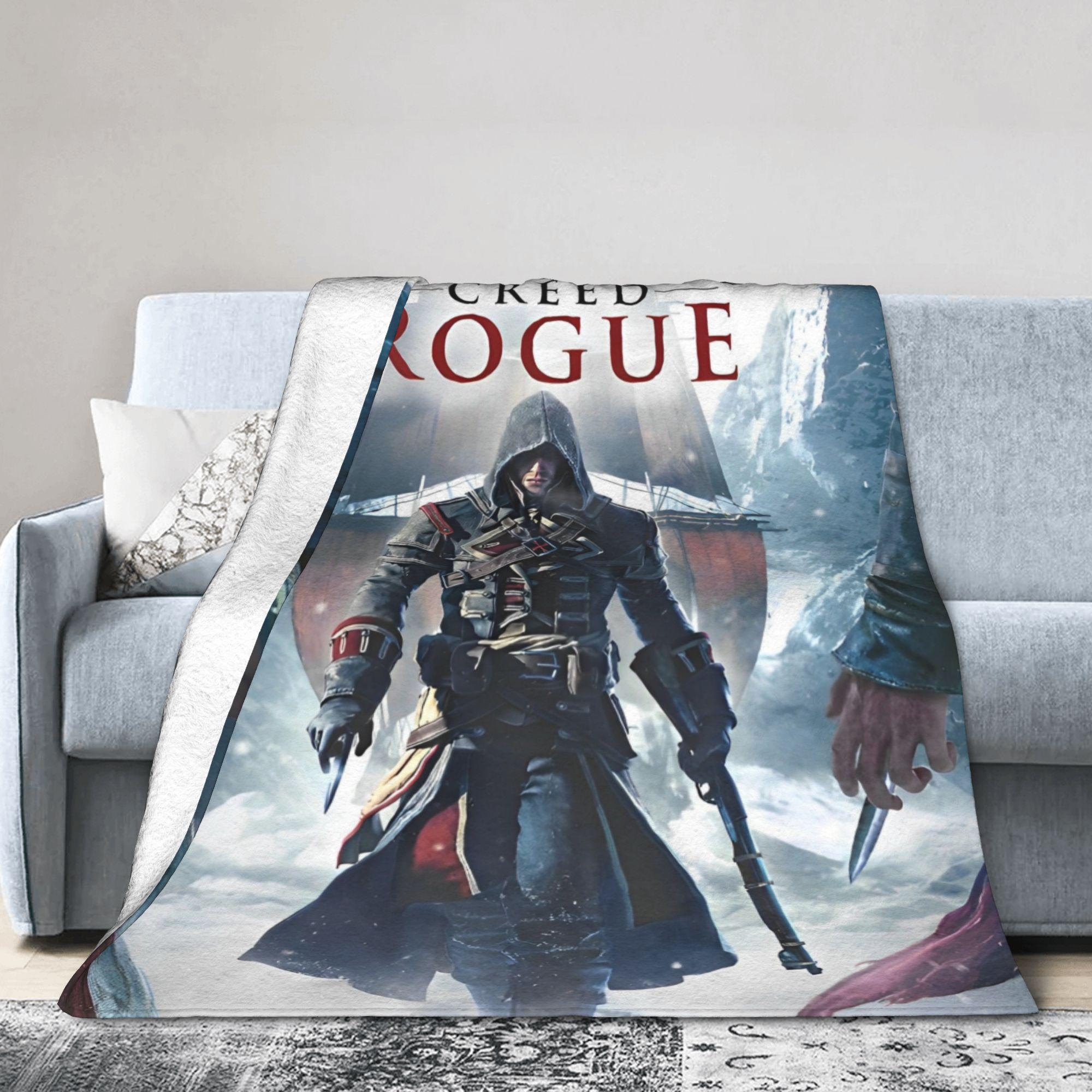 Exquisite Fashion Items Unisex A-Assassins Creed Blankets Flannel Throw Blanket Summer Air Conditioning Decoration Soft Warm Bedsprea