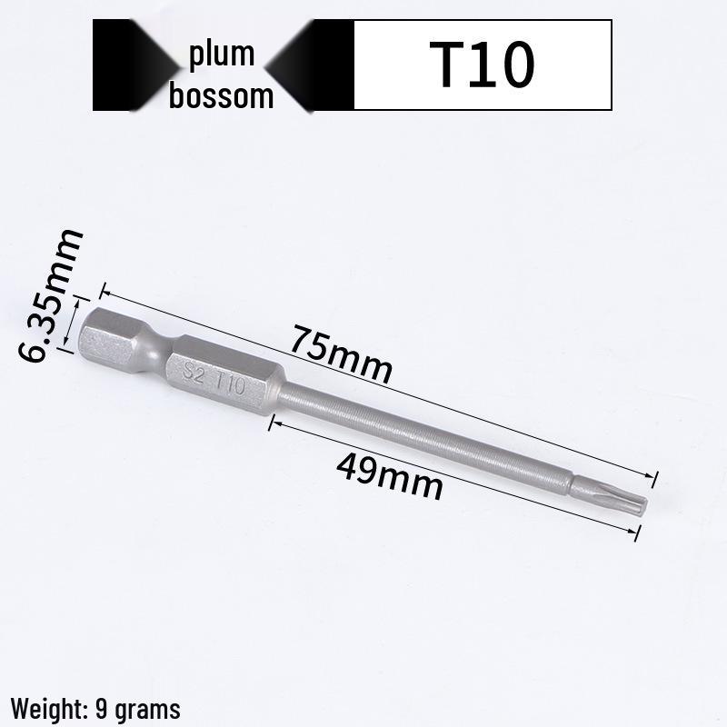 Magnetic Plum Blossom Screwdriver Replacement Bits T15 T20 T25 T30