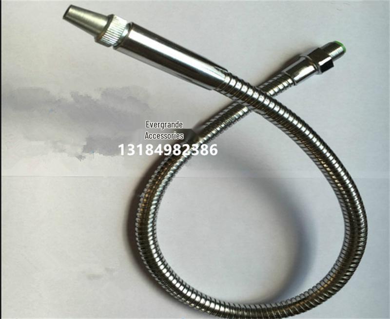 Adjustable Lathe Metal Coolant Tube with Nozzle & Switch, Universal Oil/Water Pipe for Machine Tools.