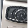 Carbon Fiber Interior Headlight Switch Frame Cover Trim for Ford F150 2015-