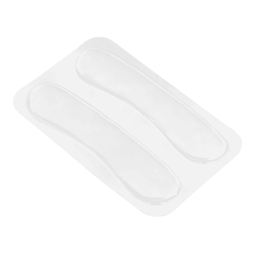2 Pezzi Grip per Tallone in Silicone Trasparente Antiscivolo Prevenzione Vesciche Liner per Tallone Cuscinetto