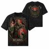 Belarus Viking Warrior Nordic Flag Axe T-Shirt 260 GSM | Oversized Snow Wash