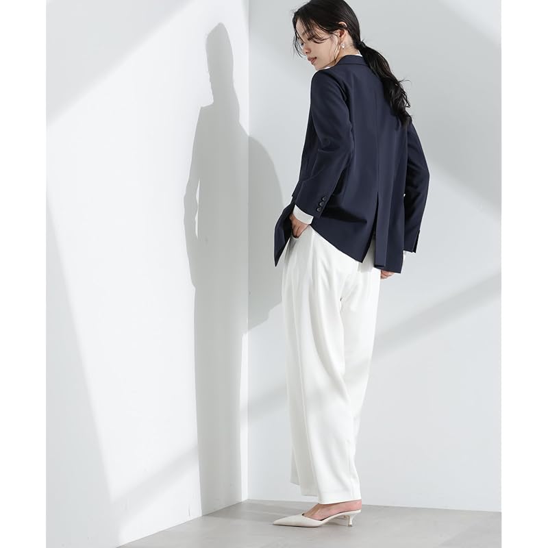 [Nano Universe] Light Function Double Jacket (Setup Possible) Ladies M 121 D. Navy 669-5116300