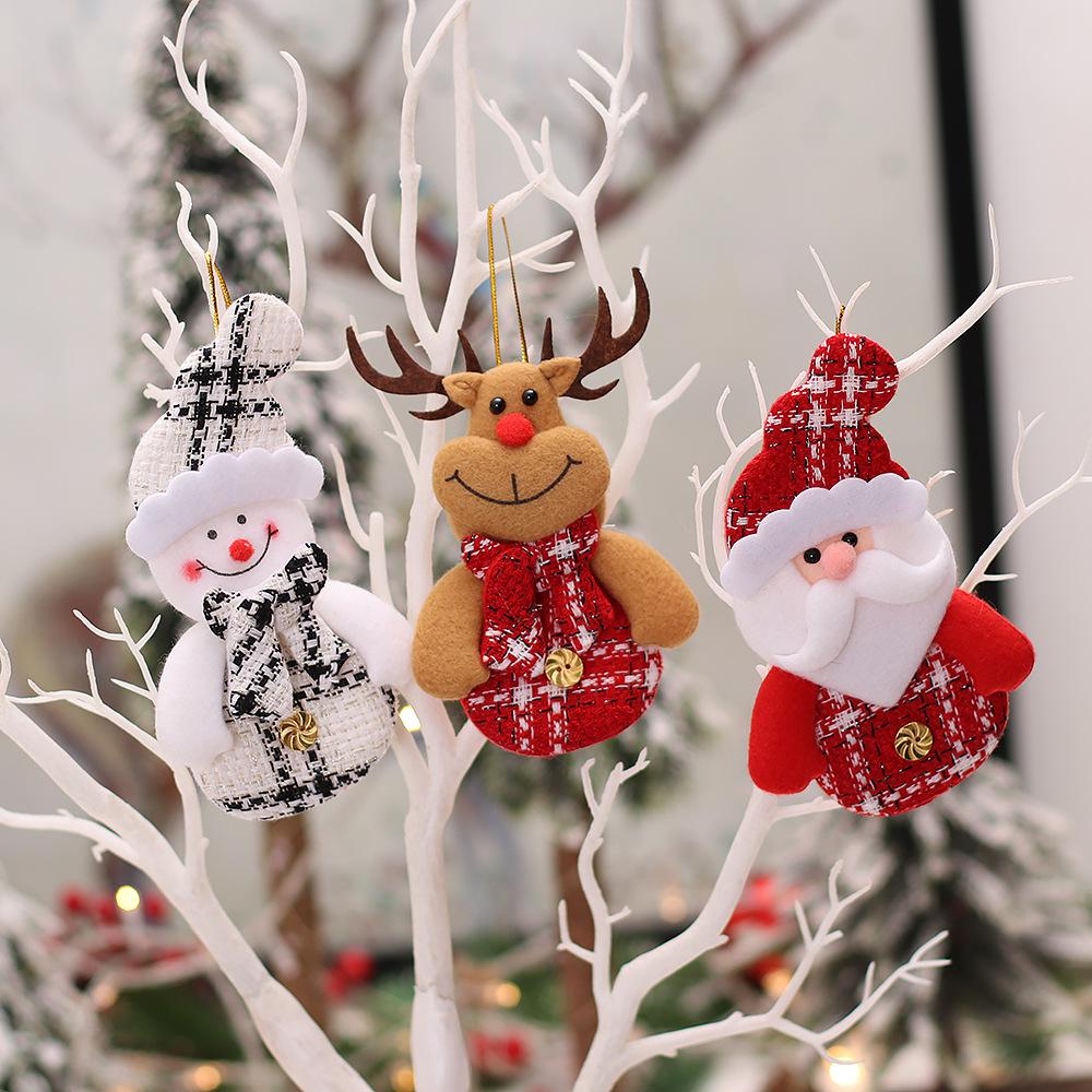 Christmas Combination Set Doll Pendant Faceless Doll Pendant Angel Pendant Christmas Decorations