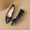 Women Casual Shoes 2025 Summer New Bow Knot Soft Sole Outdoor Leather Shoes Lightweight Comfortable Luxury Slip On Flats